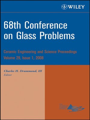 cover image of 68th Conference on Glass Problems